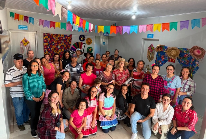 Festa junina da equipe ESF Vila Clementina