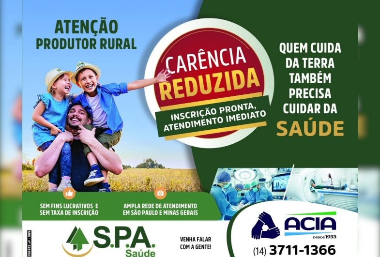 Acia oferece Spa Saúde para produtores rurais em Avaré