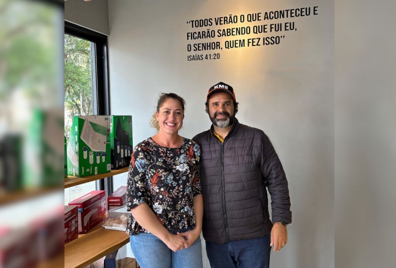 Os proprietários Gabi e André primam pela qualidade de atendimento aos clientes