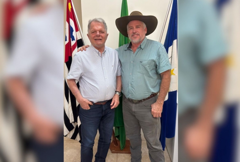 Deputado Mauro Bragato e prefeito Roberval de Oliveira