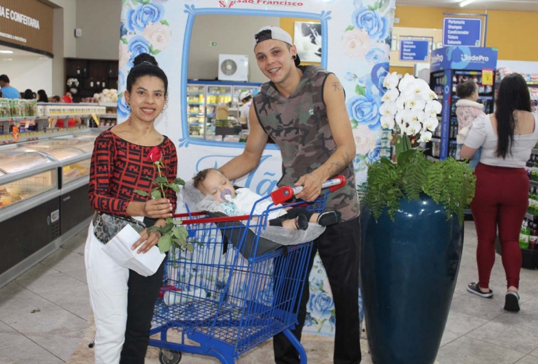 As mamães foram recebidas com muito carinho