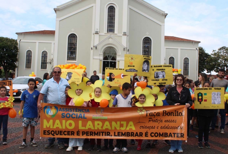 A campanha teve como objetivo orientar as crianças e conscientizar a  população sobre a importância da denúncia