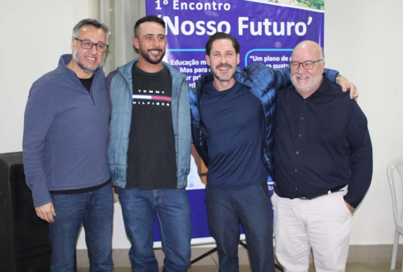 Deputado João Cury, Tuka Sanches,  Rodolfo Fanganiello, Paulo Sara