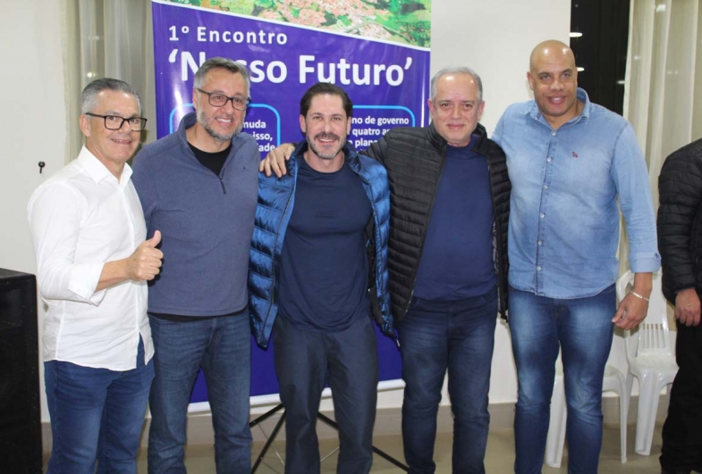 Isnar Freschi, deputado João Cury, Rodolfo Fanganiello, Ericon e Anderson