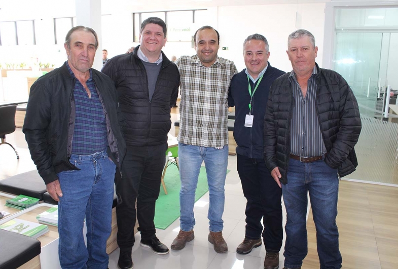 Natal Bergamo, Miguel, Leandro Simi, João Paulo e Vanderlei