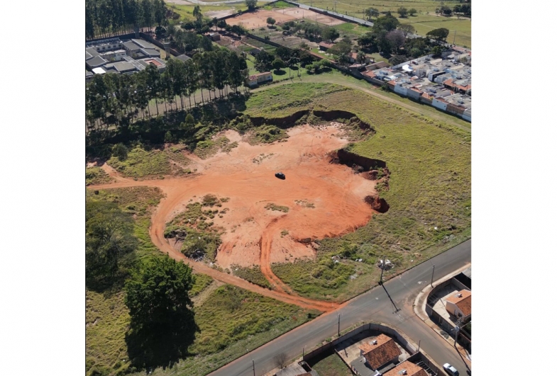 Local onde serão construídas as 200 casas