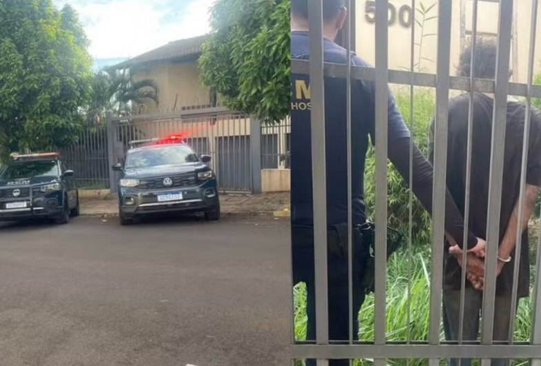 Suspeito de furtos é preso escondido em forro de casa após pular muros e telhados durante fuga em Ourinhos