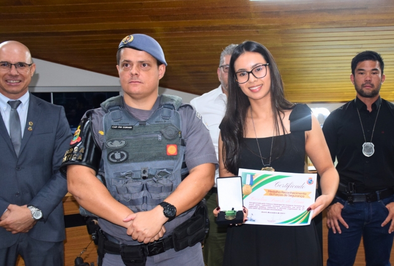 Homenageada Caroline