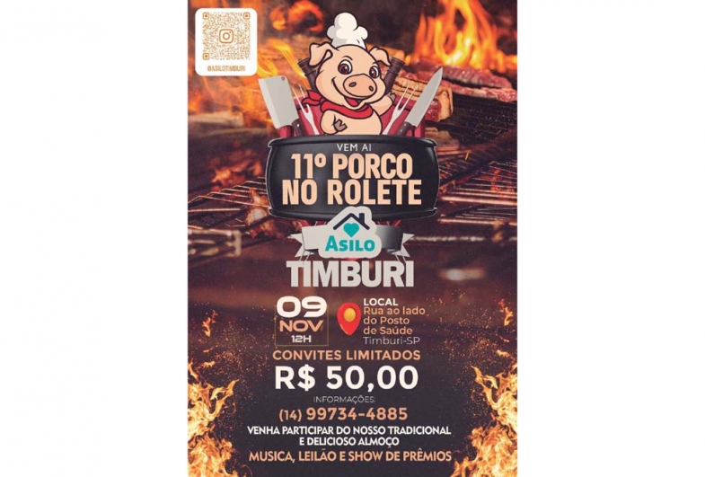 Timburi realiza 11º Porco no Rolete neste domingo, 09