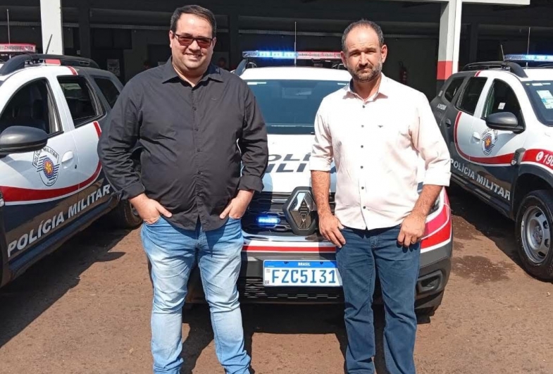 Nova viatura da Polícia Militar reforça a segurança em Timburi