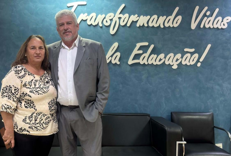 Primeira-dama Elza e prefeito Roberval  cumprindo agenda em Brasília