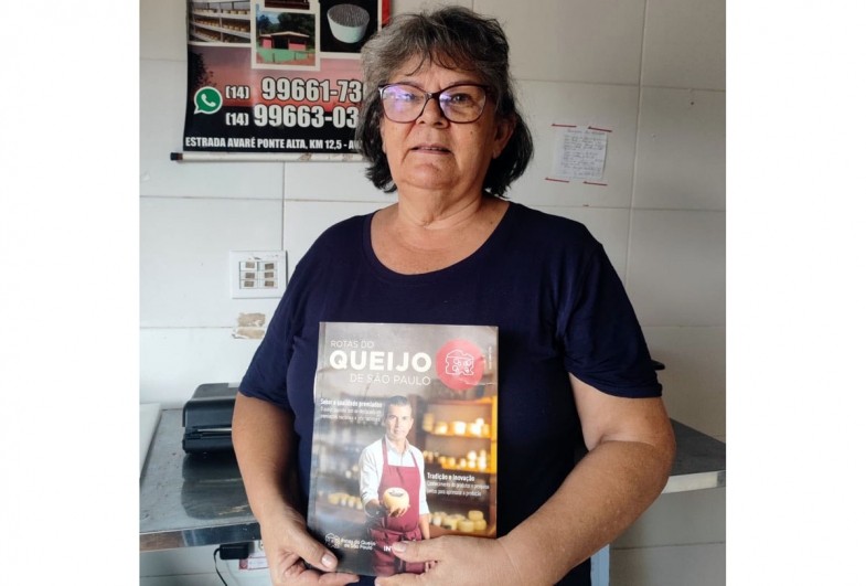 Proprietária da Queijaria Fazendinha, Rosângela