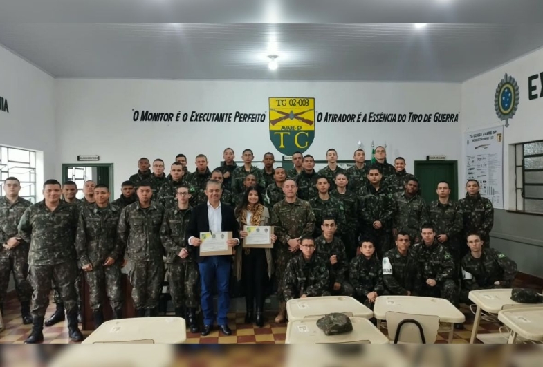 Secretaria da Juventude promove palestra sobre saúde mental a atiradores do Tiro de Guerra