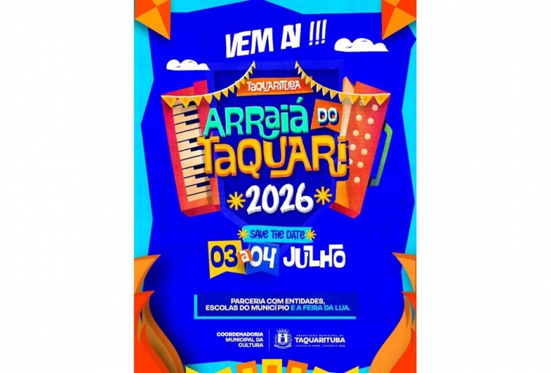 Arraiá do Taquari 2026 já tem data definida e promete movimentar Taquarituba