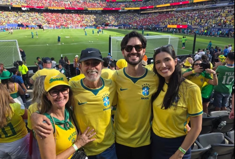 Família de Avaré realiza sonho de assistir a jogo do Brasil em estádio pela Copa: 'Não existe rivalidade'