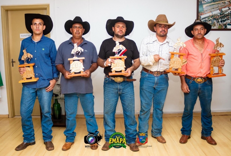 Vencedores da modalidade cutiano