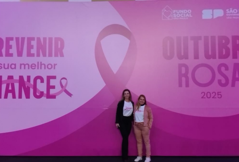Primeira-dama Wilma participa de evento do Outubro Rosa em São Paulo e reforça o compromisso de Sarutaiá na luta contra o câncer de mama