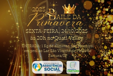 Baile da Primavera de Fartura será nesta sexta, 24