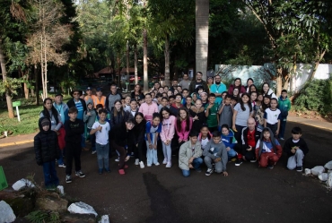 Alunos da EMEF Gilda Zanforlin celebram o Dia Internacional do Meio Ambiente no Parque Ecológico Municipal de Ourinhos