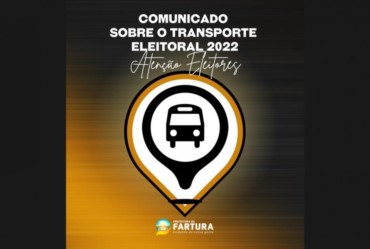 Comunicado sobre o transporte eleitoral 2022