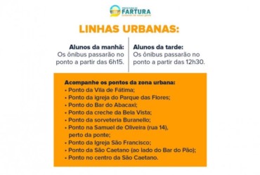 Atenção, pais de alunos, aos principais pontos de ônibus para a volta às aulas da rede estadual