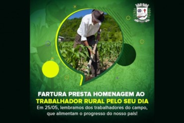 Fartura presta homenagem ao Trabalhador Rural
