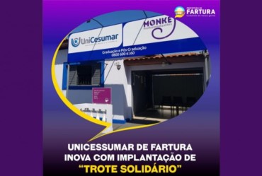 UniCessumar inova com implantação de “Trote Solidário”
