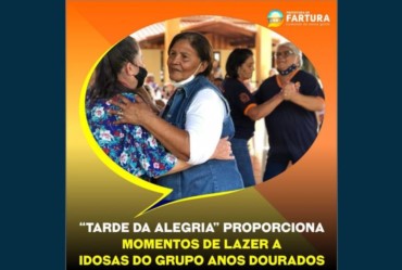 “Tarde da Alegria” proporciona momentos de lazer a idosas do Grupo Anos Dourados
