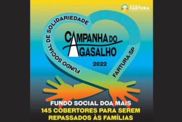 Solidariedade em alta: Fundo Social doa mais 145 cobertores para serem repassados às famílias farturenses