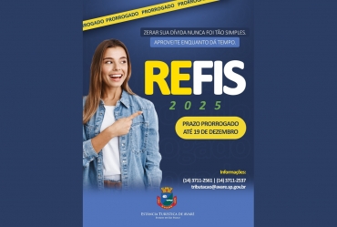 Prazo para adesão ao REFIS é prorrogado até 19 de dezembro em Avaré