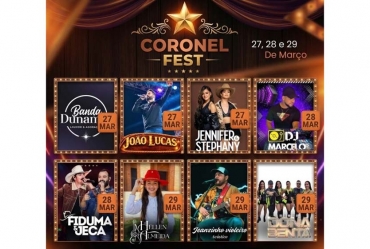 Coronel Macedo segue em festa com três dias de programação na Coronel Fest 2026