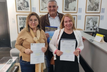 Prefeito e primeira-dama de Sarutaiá participam de encontro na sede do Fundo Social em São Paulo 