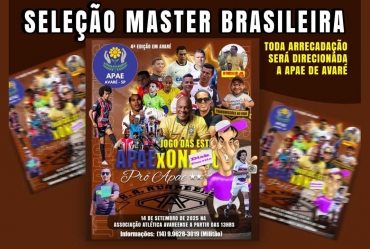 Associação Atlética Avareense promove Jogo das Estrelas no dia 14 de setembro