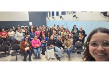 Secretaria de Educação de Taguaí realiza palestra sobre saúde mental nas escolas