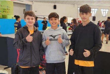 Atletas de Fartura fazem história no tênis de mesa escolar e conquistam 5º lugar no Estado