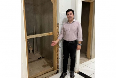 Prefeitura de Timburi avança com obras de  almoxarifado e salas para insumos no Centro de Saúde