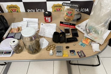 Polícia Civil combate tráfico em Piraju e prende trio em flagrante