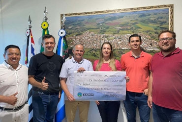 Câmara Municipal de Taguaí devolve R$ 250 mil  e garante cesta de natal dobrada a servidores