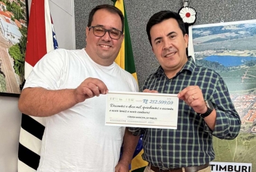 Câmara devolve mais de R$ 212 mil à Prefeitura de Timburi