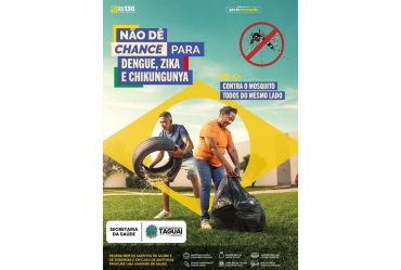 Prefeitura de Taguaí reforça orientações de prevenção à dengue, zika e chikungunya