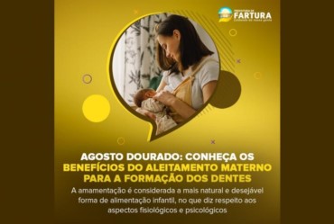 Agosto Dourado: conheça os benefícios do aleitamento materno para a formação dos dentes