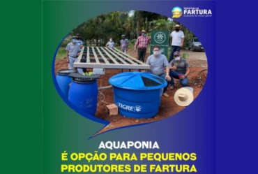 Aquaponia torna-se opção para pequenos produtores de Fartura