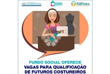 Fundo Social de Fartura oferece vagas para qualificação de futuros costureiros