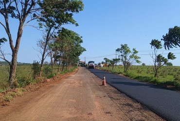 Prefeitura de Fartura dá início às obras de recape na estrada da Taquara Branca 
