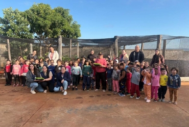Projeto incentiva alimentação saudável na Escola Delmira Terezinha Villa Gobbo