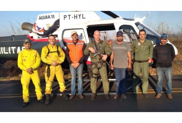 Incêndio atinge área de proteção ambiental em Timburi