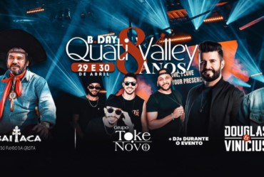 Shows marcam comemoração dos 8 anos do Quati Valley em Fartura