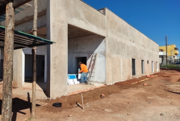 Obras do Posto de Saúde do Bairro Terras de São José entram em nova fase