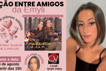 Farturenses mostram solidariedade e se unem para ajudar a jovem Emyli