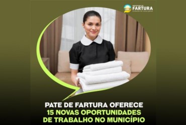 PATE oferece 15 novas oportunidades de trabalho no município